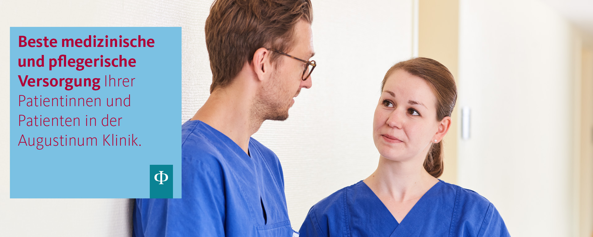 Beste medizinische und pflegerische Versorgung Ihrer Patientinnen und Patienten in der Augustinum Klinik München