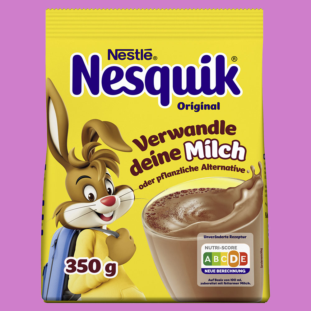 freigestellte Nesquickpackung