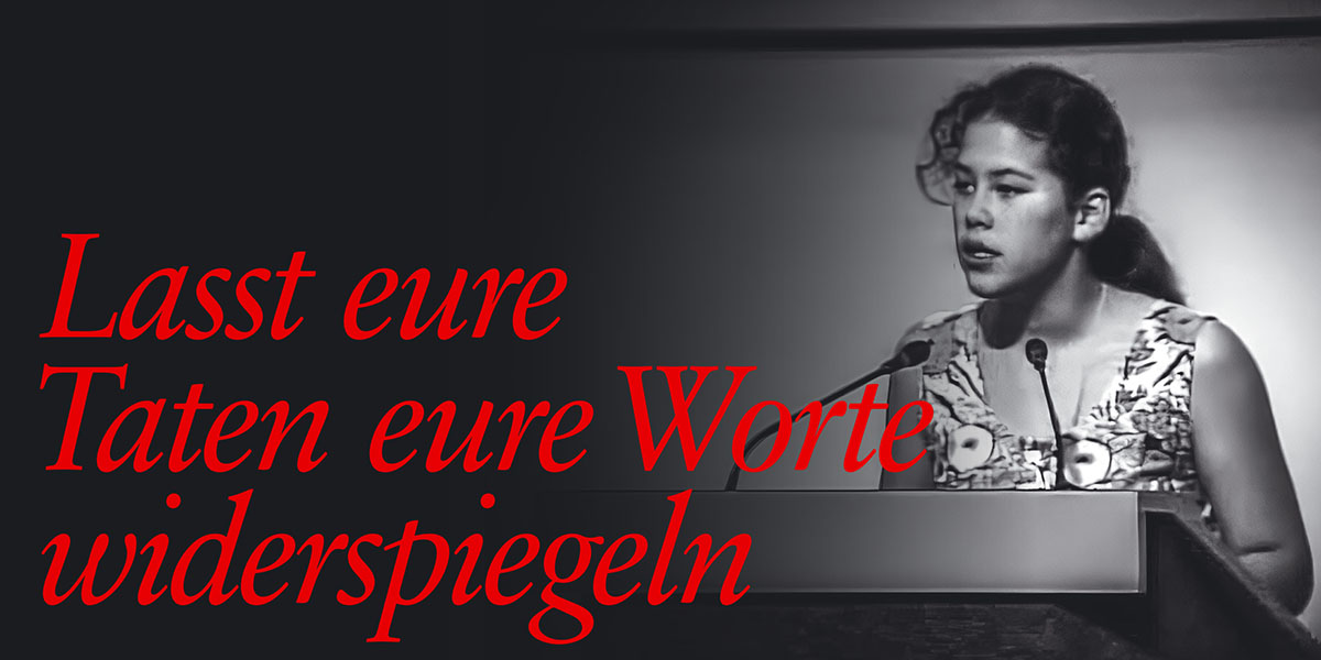 Die 12-jährige Kanadierein Severn Suzukin spricht 1992 vor der der ersten UN-Konferenz über Umwelt und Entwicklung in Rio