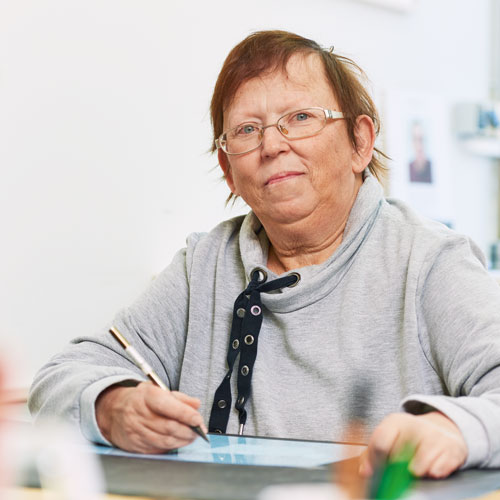 Sabine Münch Portrait Portraitaufnahme von Sabine Münch