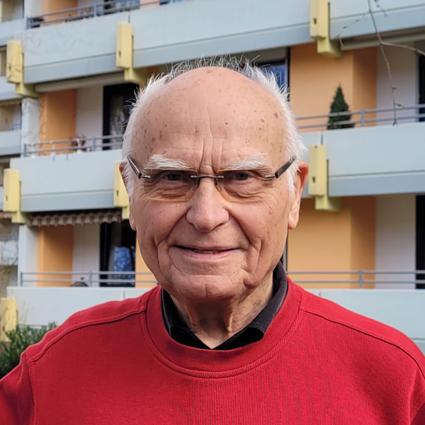 Porträtaufnahme des Bewohners Siegfried Weidlich
