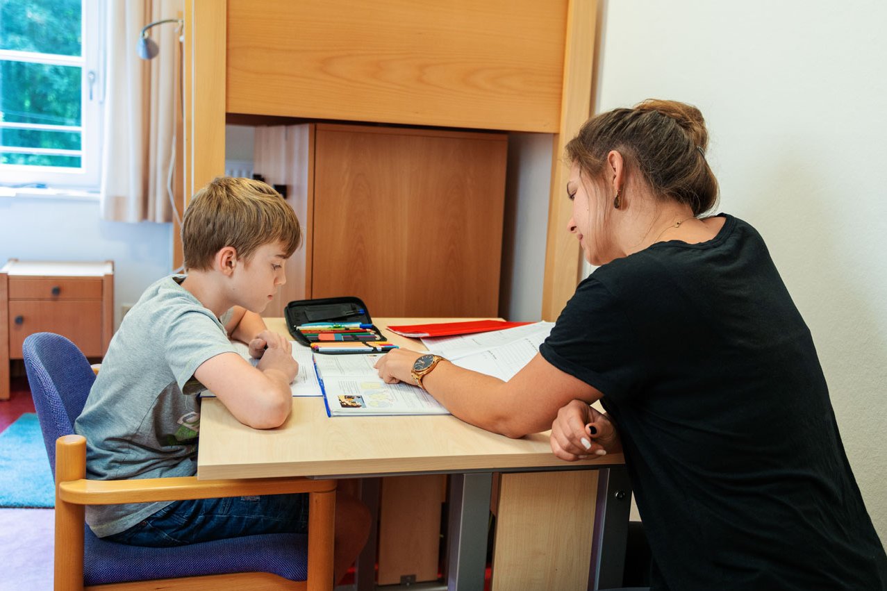 Unterstützung bei den Hausaufgaben