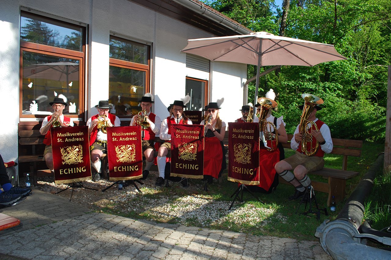 Grundsteinlegung in Oberschleißheim