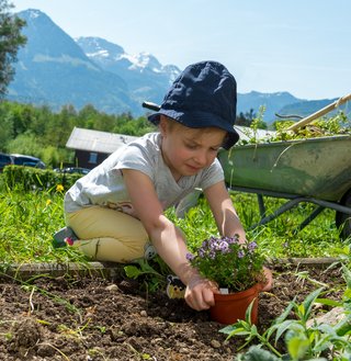 Fördern im Freien