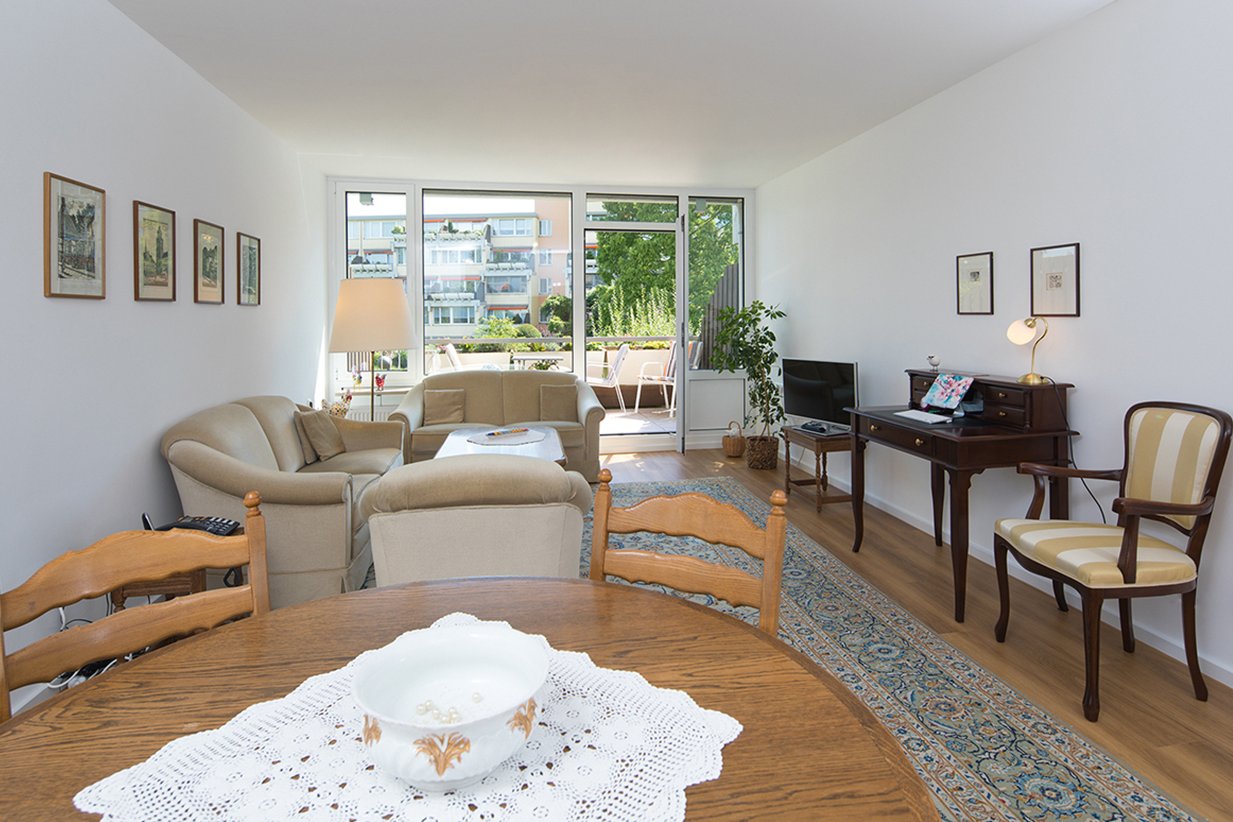 Auch im Ein-Zimmer-Appartement findet sich genügend Platz für Individualität.