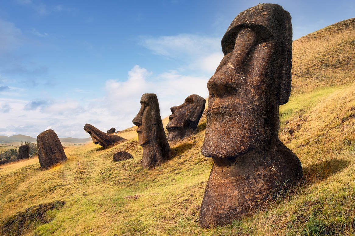 Steinskulpturen auf den Osterinseln