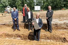 Grundsteinlegung der neuen Realschule im Landschulheim Elkofen