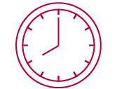 Piktogramm einer Uhr