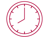Piktogramm einer Uhr