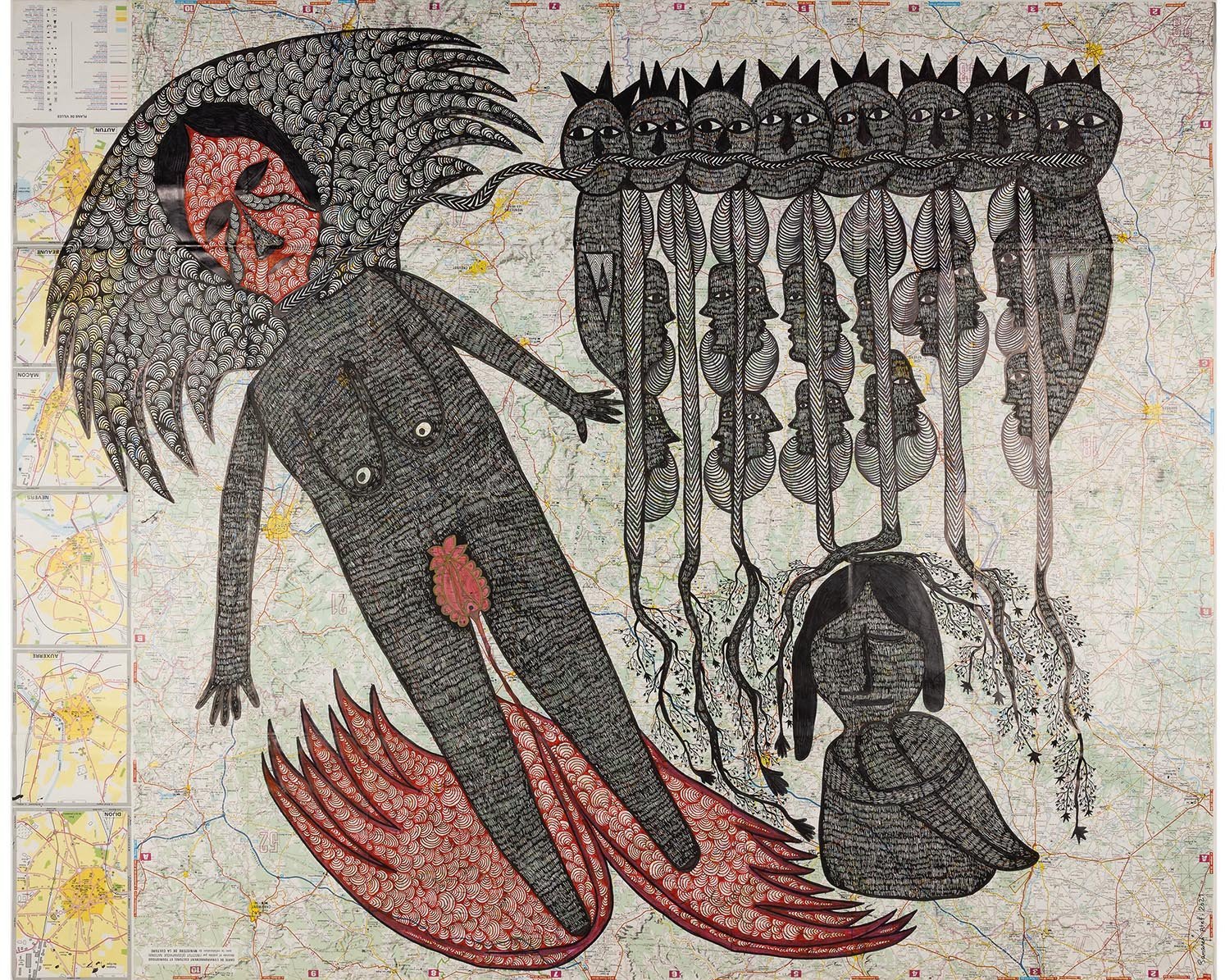 Das Bild mit dem Titel "No one saw my death“ von Samaneh Atef, euward-Preisträger von 2024