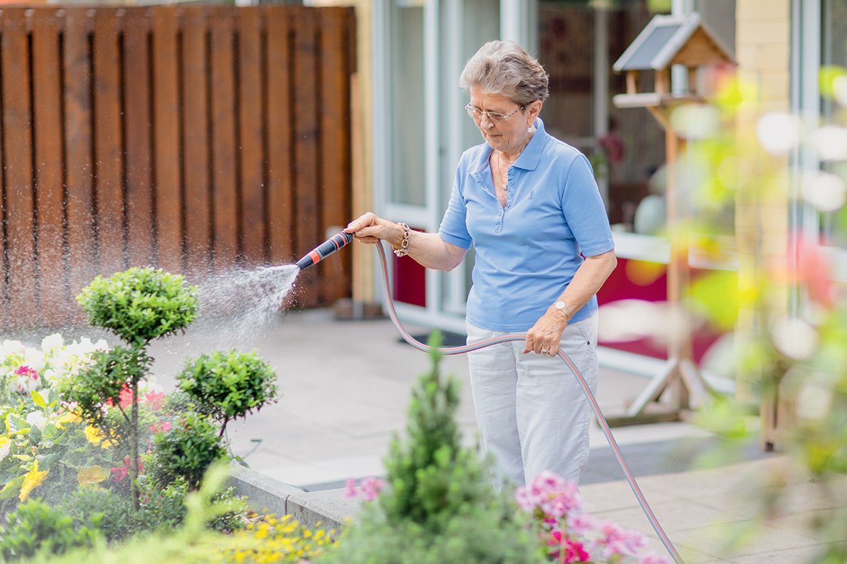Terrassen und Balkone können individuell bepflanzt werden.