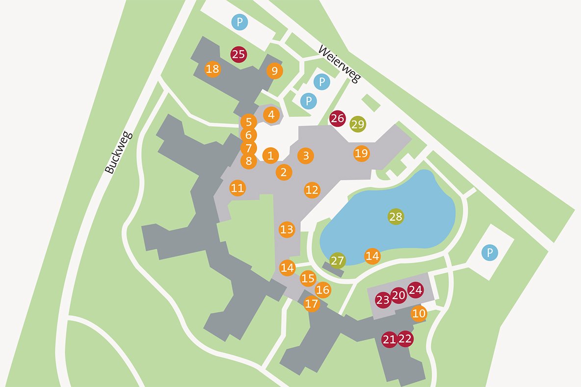 Lageplan Augustinum Freiburg
