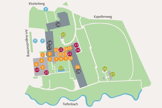 Lageplan Augustinum Seniorenresidenz Dießen am Ammersee