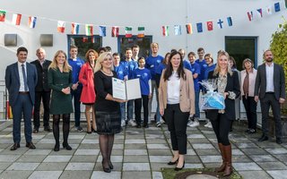 Europa-Urkunde 2021 für die Samuel-Heinicke-Fachoberschule 